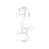 Delian Flush Ceiling 5 Light